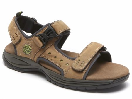 Dunham NEWPORT NOLAN ADJUSTABLE SANDAL TAN Hot on Sale