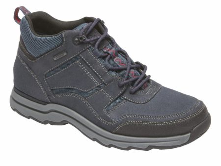 Rockport Men WAYDE MID BOOT NEW DRESS BLUES Sale