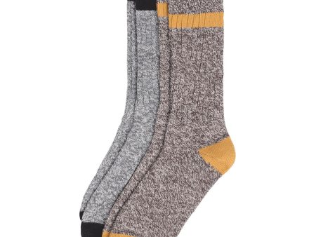 Rockport Men SOCKS MARLED CREW WITH TIPPING FITS 9-11 ASST Online Hot Sale