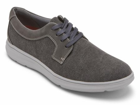 Rockport Men BECKWITH 4 EYE PLAIN TOE MAGNET CANVAS NUBUCK Sale