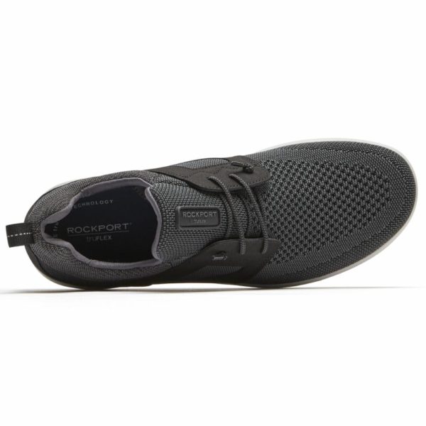 Rockport Men TRUFLEX KNIT BUNGEE BLACK Online now