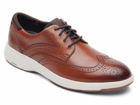 Rockport Men NOAH NOAH WINGTIP NEW BROWN Fashion