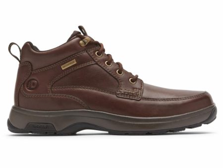 Dunham 8000 MID BOOT DARK BROWN LEA Online now