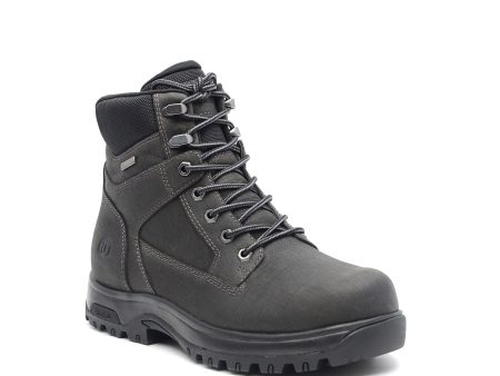 Dunham  6INPTBOOT BOOT LACEUP CHARCOAL GRAY BLACK BLACK For Discount