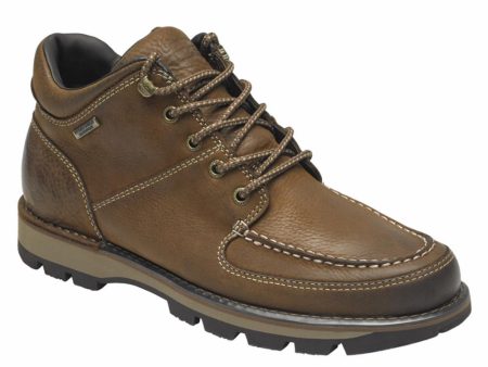 Rockport Men UMBWE II CHUKKA BOSTON TAN LEATHER For Discount