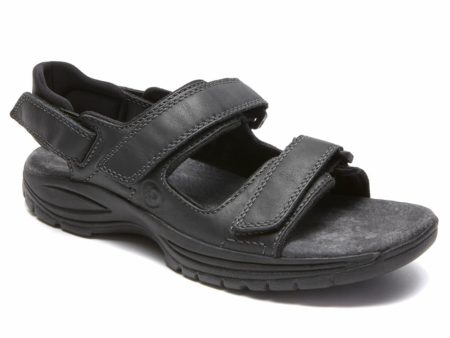 Dunham NEWPORT ST JOHNSBURY ADUSTABLE SANDAL BLACK Supply