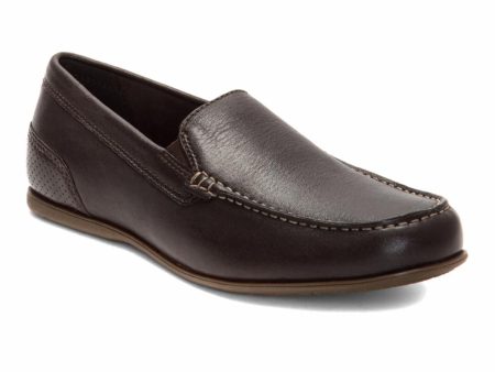 Rockport Men  MALCOM SLIP ON BROWN Cheap