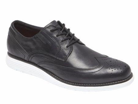 Rockport Men TOTAL MOTION SPORT DRESS WINGTIP BLACK LEATHER Online now