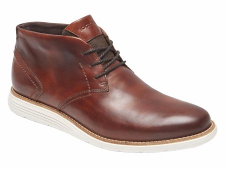 Rockport Men TOTAL MOTION SPORT DRESS CHUKKA TAN LEATHER For Discount