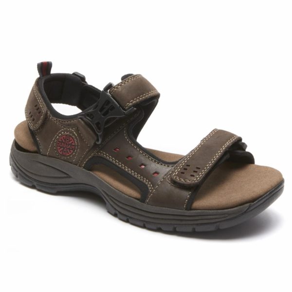 Dunham NEWPORT NOLAN ADJUSTABLE SANDAL BROWN Supply