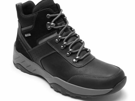 Rockport Men XCS SPRUCE PEAK HIKER BLACK LEA Online Sale