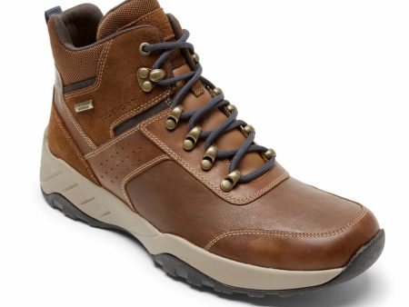 Rockport Men XCS SPRUCE PEAK HIKER LEATHER BROWN LEA Online now