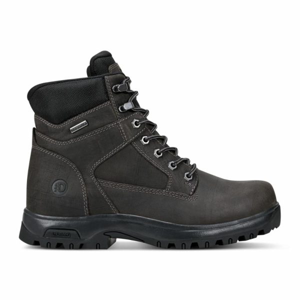 Dunham  6INPTBOOT BOOT LACEUP CHARCOAL GRAY BLACK BLACK For Discount