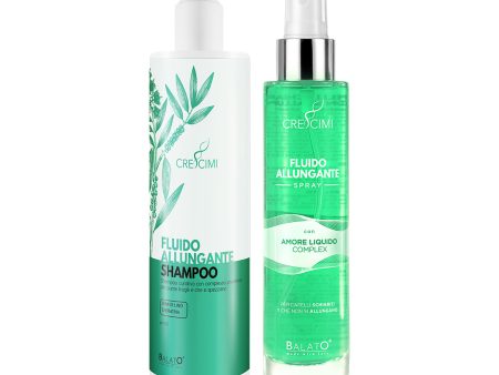 Kit Fluido Allungante Shampoo e Spray Online now