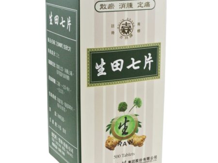 Yun Feng Brand Tien Chi Tablets Raw (500 tablets box) Supply