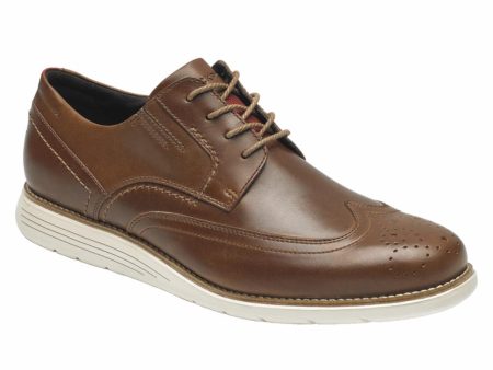 Rockport Men TOTAL MOTION SPORT DRESS WING TIP HAZELNUT on Sale