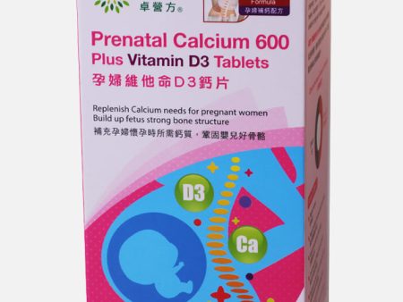 YesNutri Prenatal Calcium 600 Plus Vitamin D3 Tablets  (100 Tablets) For Discount