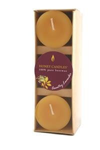 Honey Candles - Essential Votives Candles scented with essential oils Pack of 3 Online Sale