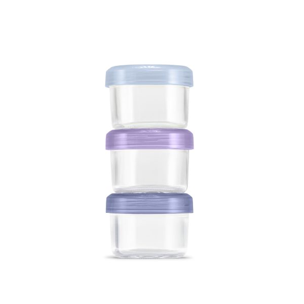 Color Lock® Glass Condiment Container Set Fashion