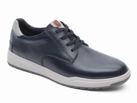 Rockport Men BRONSON PLAINTOE NEW DRESS BLUES LEA Online now