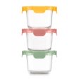 Color Lock® Glass 2 Cup Round 6pc Set For Cheap