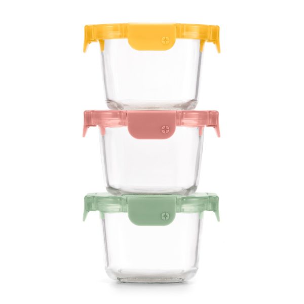 Color Lock® Glass 2 Cup Round 6pc Set For Cheap