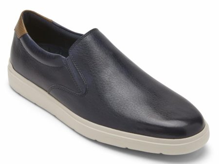 Rockport Men TOTAL MOTION LITE SLIP-ON NEW DRESS BLUES TOLEDO For Discount