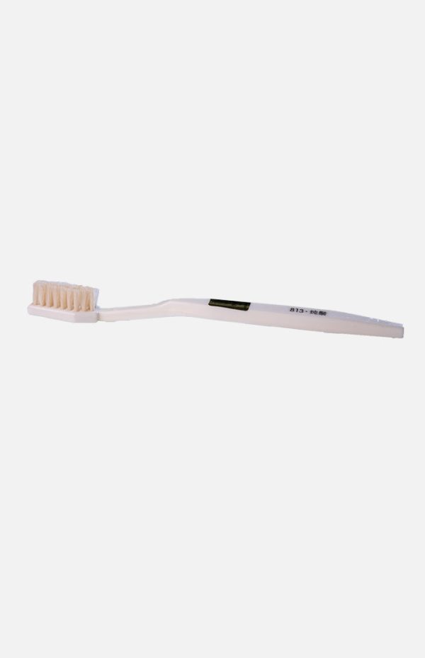 Pig Bristle Tooth Brush (Pointed head) on Sale