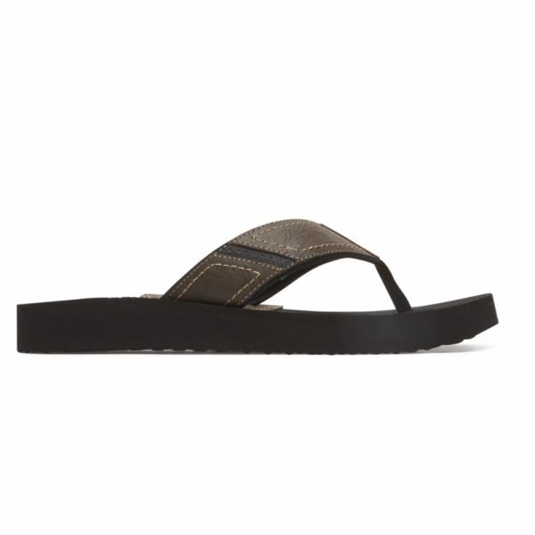 Dunham CARTER FLIP FLOP THONG BROWN Online now