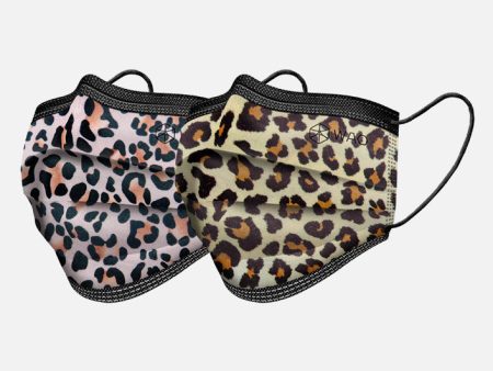 WAO-Medical mask Leopard Series (Brown + Pink) Discount