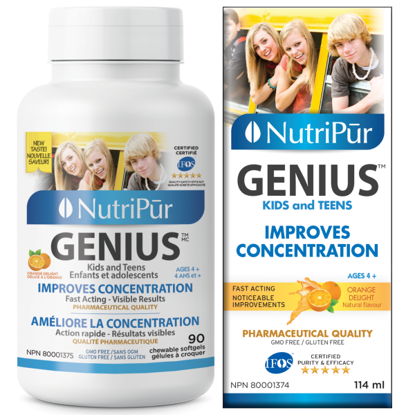 GENIUS Kids & Teens - Chewable & Liquid Supply