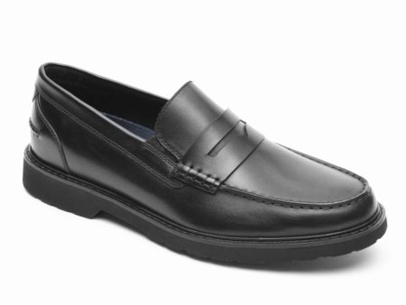 Rockport Men BEDFORD PENNY BLACK SMOOTH Online Hot Sale