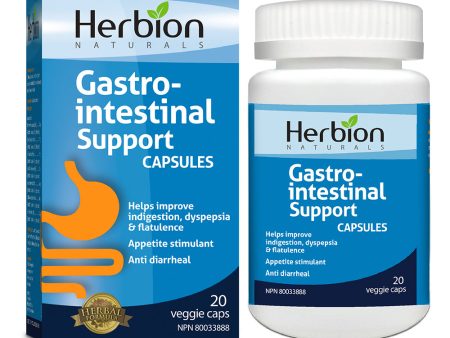 Herbion - Gastointestinal Support Capsules - 20 Vcaps Hot on Sale