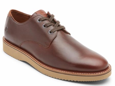 Dunham CLYDE PLAINTOE SADDLE BROWN LEA Online Hot Sale