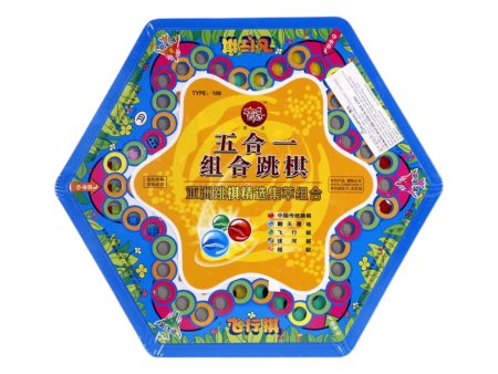 5 in 1 Chinese Checkers Online now