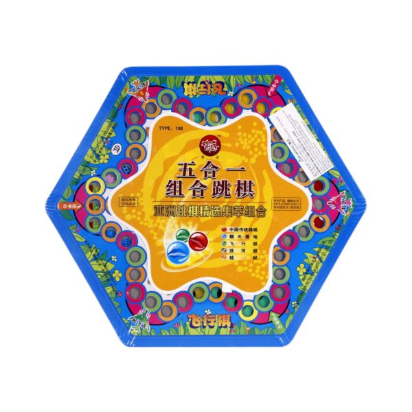 5 in 1 Chinese Checkers Online now