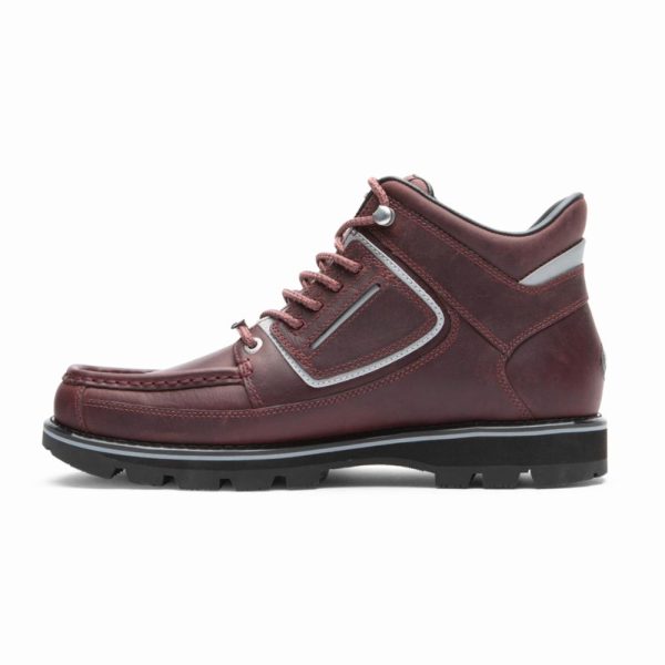 Rockport Men UMBWE II MWEKA BURGUNDY LEA Fashion