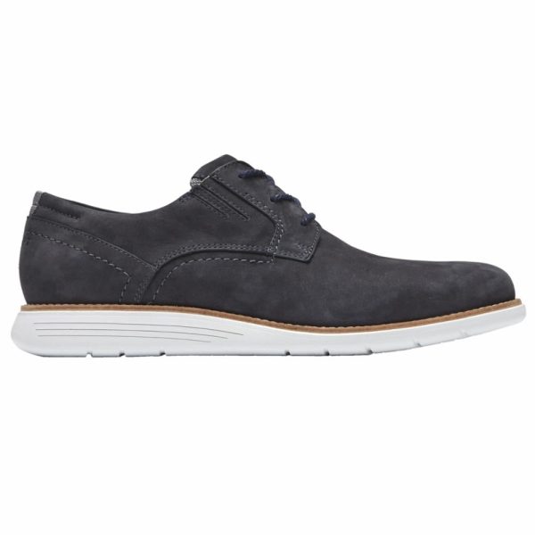 Rockport Men TOTAL MOTION SPORT DRESS PLAIN TOE NEW DRESS BLUES NUBUCK Online now