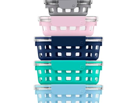 Ello Duraglass™ Multi Pack Meal Prep Containers, Set of 5 Online