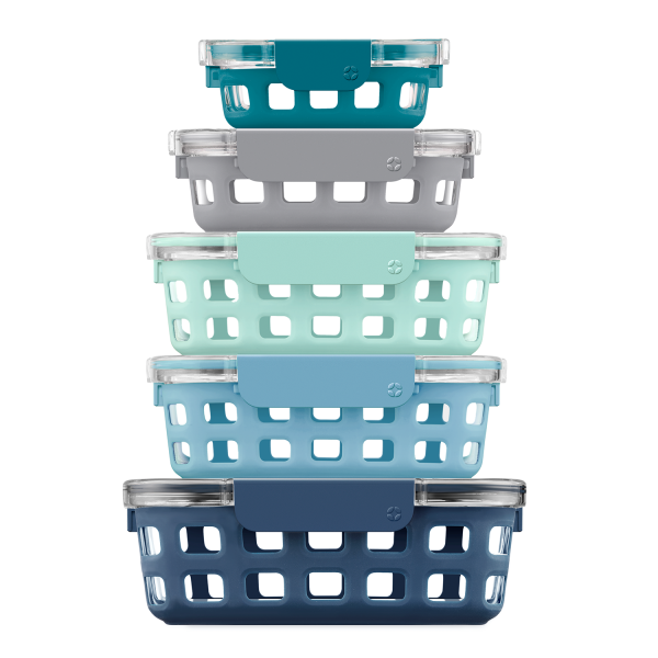 Ello Duraglass™ Multi Pack Meal Prep Containers, Set of 5 Online