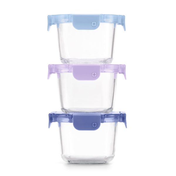 Color Lock® Glass 2 Cup Round 6pc Set For Cheap